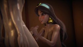 Aladine and Princess Jasmines anal session