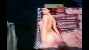 Belladonna fan jerking off to her ass