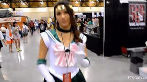 Sailor Moon Masturbates in Public