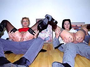 Gangbang in the Vernissage with Sandra Romain