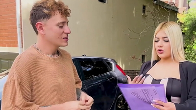 Hot Real Estate Agent With Big Tits Bangs Client