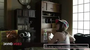 Asian MILF star gets raw and creampied in uncut Japanese scene