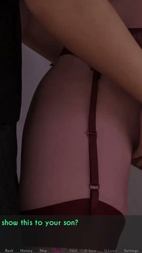 AWAM - the gents bought me some lingerie to try on   Clip 2