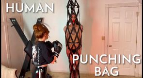 Human Punching Bag w/ Goddess Gabrielle