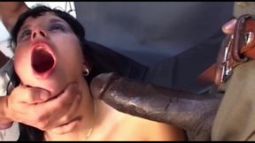 All Holes Stuffed Threesome - Horny German Babe Takes Double Penetration & Triple Filling