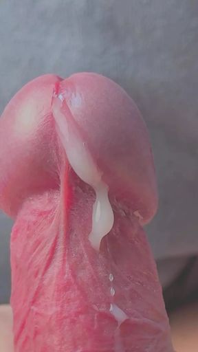 Ejaculation of a Handsome Teenager (close-up &amp; Slow-mo)