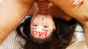 Chubby 18 Y.O Teen First Time Rough Face Fucked