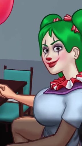 Epic moment from &quot;My stepmother sucks my cock while dressed as a clown (Summertime Saga #20) - Jazziuu&quot;