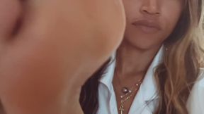 Foot Fetish Friday! - White barefeet