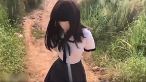 Outdoor BDSM Girl