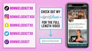 British Bonnie Locket riding her dildo