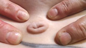 Close up Deep Belly Button