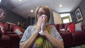 Sneezing mom