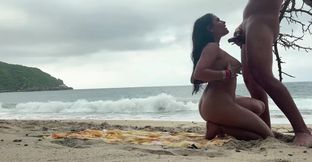 He fucks his best friends wife on the nude beach until they get caught