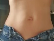 belly stab and massage