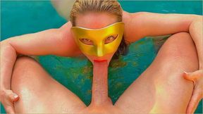 Day & Night Pool Pleasure - Part 1 of 2 - Daytime Blowjob