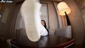 Jen returns with more sneaker, sock, sole fun!- MP4