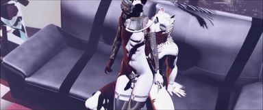 The Zphynx destroyed by K9 & Feline in sleek VRChat furry hentai