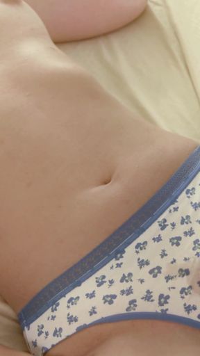 Asian Stepdaughter Lets Me Rub Her Wet Panties Then Fuck Her... Big Cumshot on Pussy