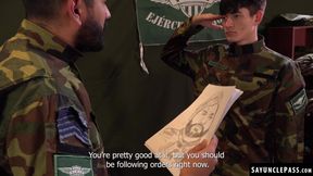 Ares Nikol got fucked hard by Officer Cecil Rose for slacking off