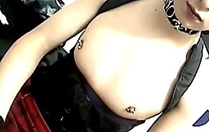 Emo teen CD teasing on cam