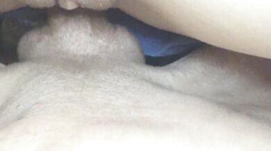 My stepsister let me rub her pussy, but I couldn't resist and filled it with cum