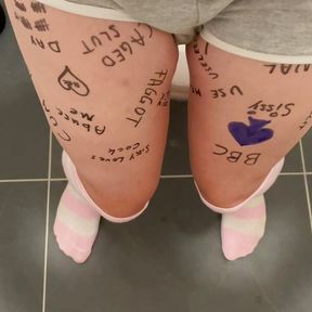 Toilet Pee Sissy Faggot Wetting Pants Chastity