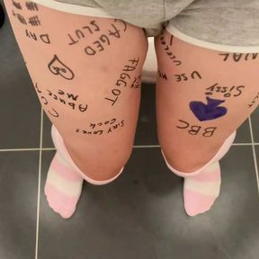 Toilet Pee Sissy Faggot Wetting Pants Chastity