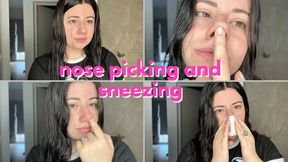 Nose Picking And Sneezing