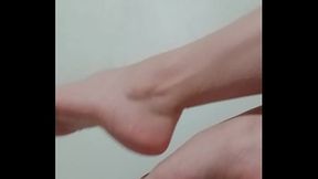 Trans feet and legs show
