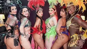 Real Carnaval groupsex samba party