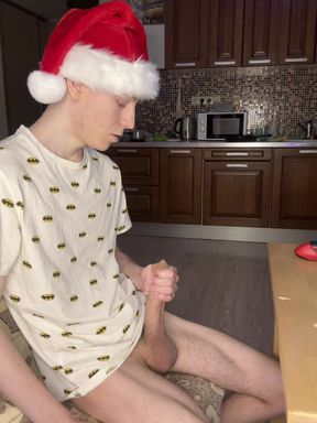 Naughty Solo Session Floods Twink Abs with Cum