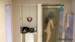 Gorgeous showering stepsister 22 ()