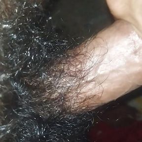 Big Hairy Arabian Dick and Balls get masturbating