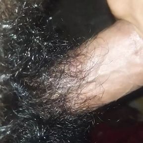 Big Hairy Arabian Dick and Balls get masturbating