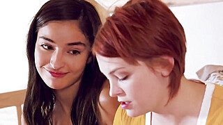 Sexy Emily Willis Has Her Pussy Eaten After She Caught Shy Redhead Bestie Masturbating