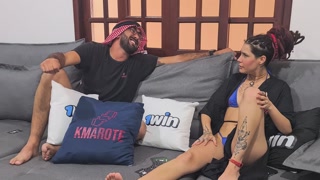 Hot gaúcha shows off dreads locks and tattoos during our podcast, come and meet NickDreadLocks