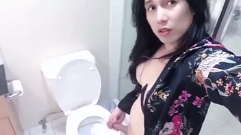 sexy tranny trans anairb cumshot and pissing