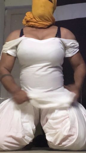 Epic moment from &quot;big tits big boobs cross dresser off shoulder showing bra suitsalwar&quot;