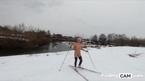 Nude Skiing Solo Female With Tattoos