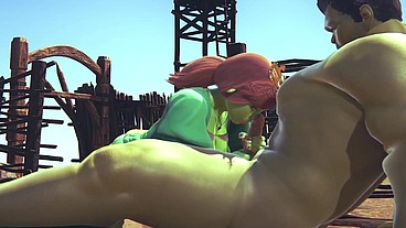 Princess Fiona get Rammed by Hulk