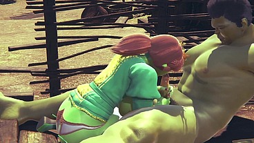 Princess Fiona get Rammed by Hulk