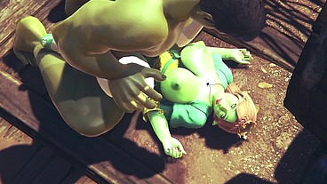 Princess Fiona get Rammed by Hulk