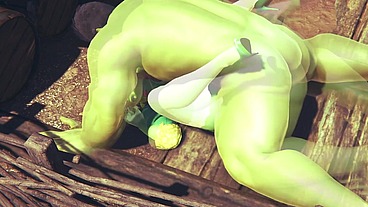 Princess Fiona get Rammed by Hulk