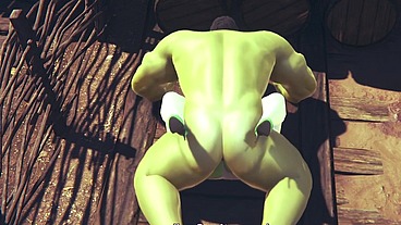 Princess Fiona get Rammed by Hulk
