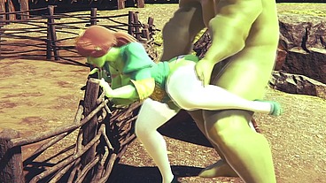 Princess Fiona get Rammed by Hulk