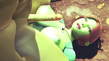 Princess Fiona get Rammed by Hulk