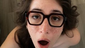 Cute Trans Femboy Begs Step-Daddy To Fuck Her For The First Time - Passionate Moaning, Deepthroat, Riding & Cum In Mouth