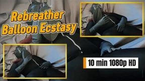 Rebreather Balloon Ecstasy: 11-Min HD Breath Play Balloon Tease