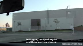 Czech Amateurs 18 Married Couple Fucks in Public